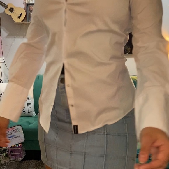 ZARA basic white button down shirt - Picture 5 of 7